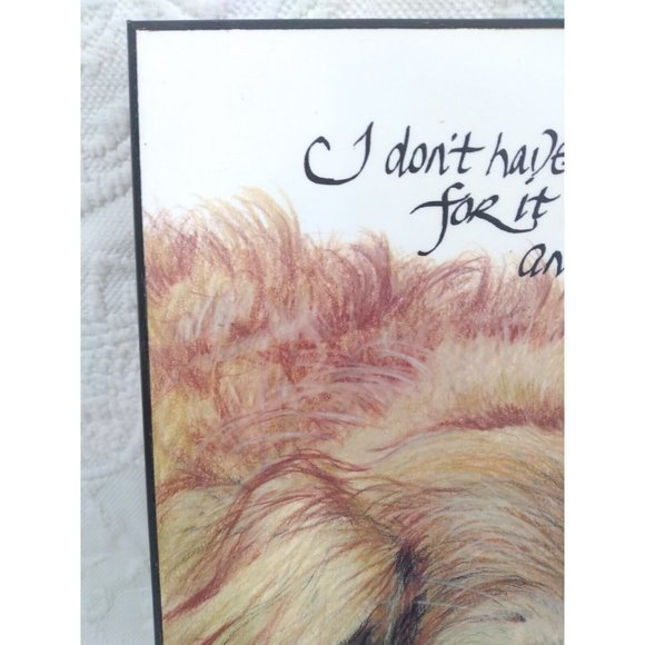 Dog Art Print 11" by 14"  With Message By Artist Lori Voskuil Dutter - Picture 7 of 12